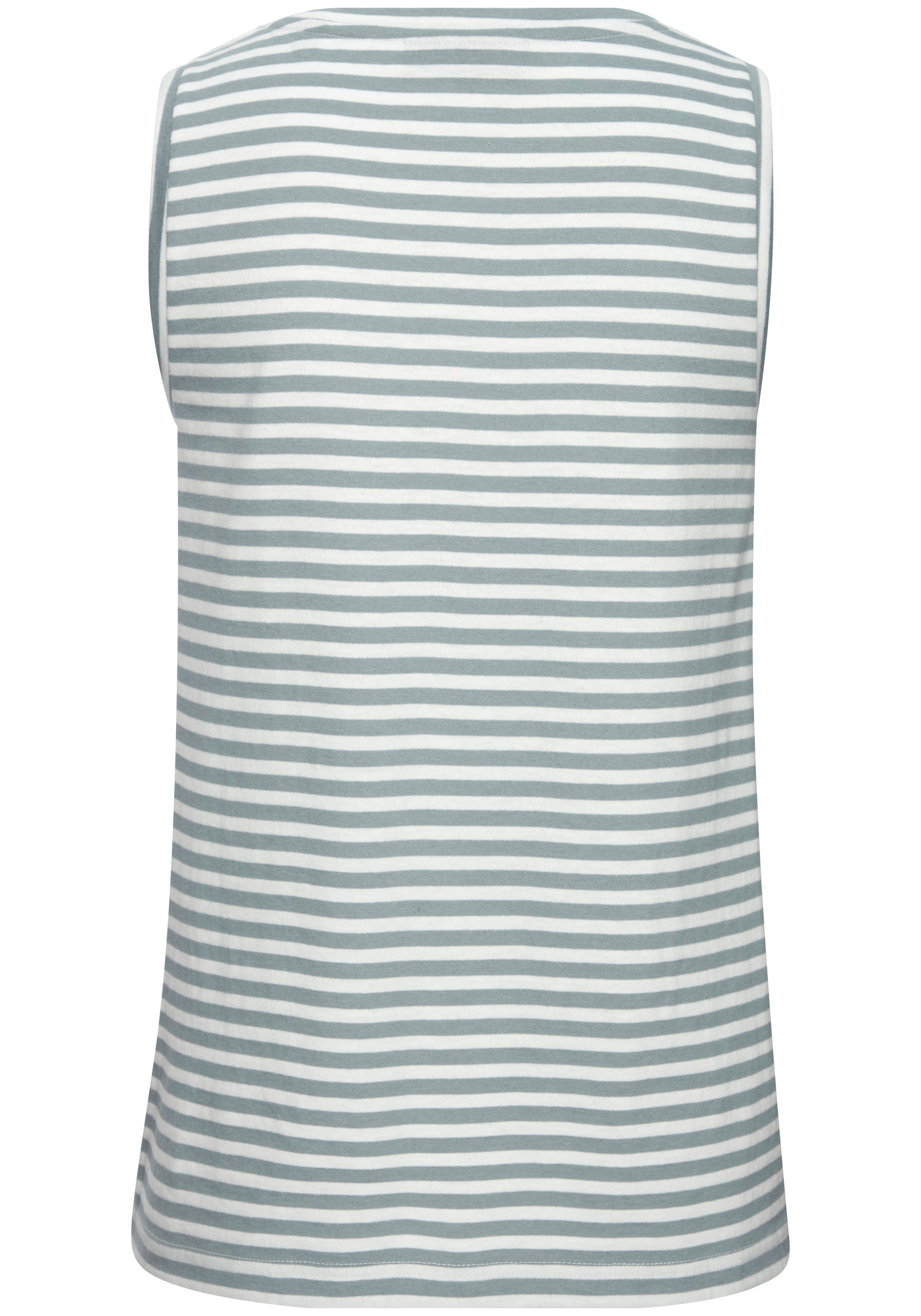Elbsand Tanktop "Maavi" mit Streifenmuster Tanktop mit Streifenmuster, Jerseytop, lockerer Passform, Streifentop – Bild 4 von 5