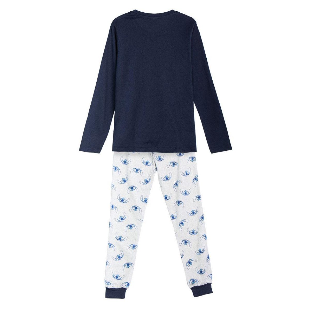 Cerda Pyjama Disney Stitch 100% Baumwolle Schlafanzug Single Jersey Schlafanzug – Bild 2 von 3