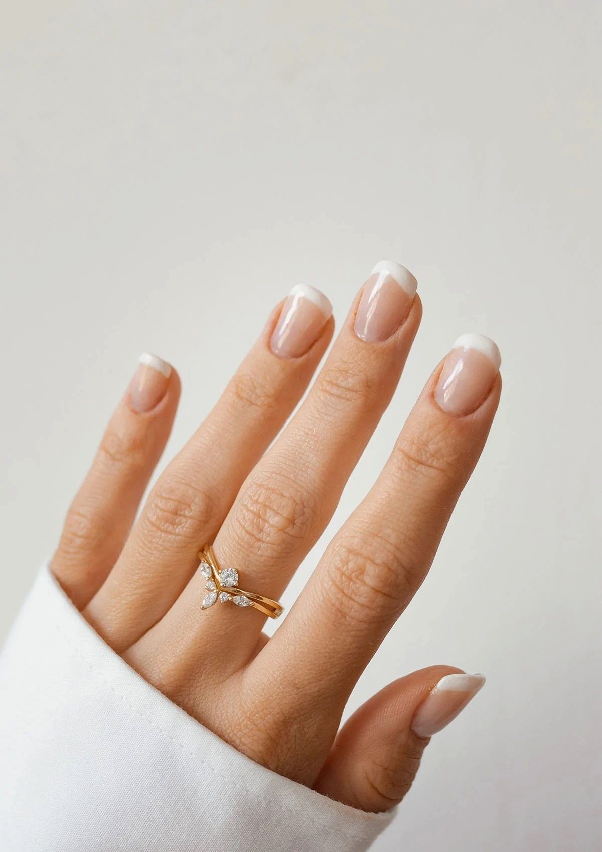 Hey Happiness Silberring Trauring Zirkonia Krone, 18K Gold Fingerring, Verl günstig online kaufen