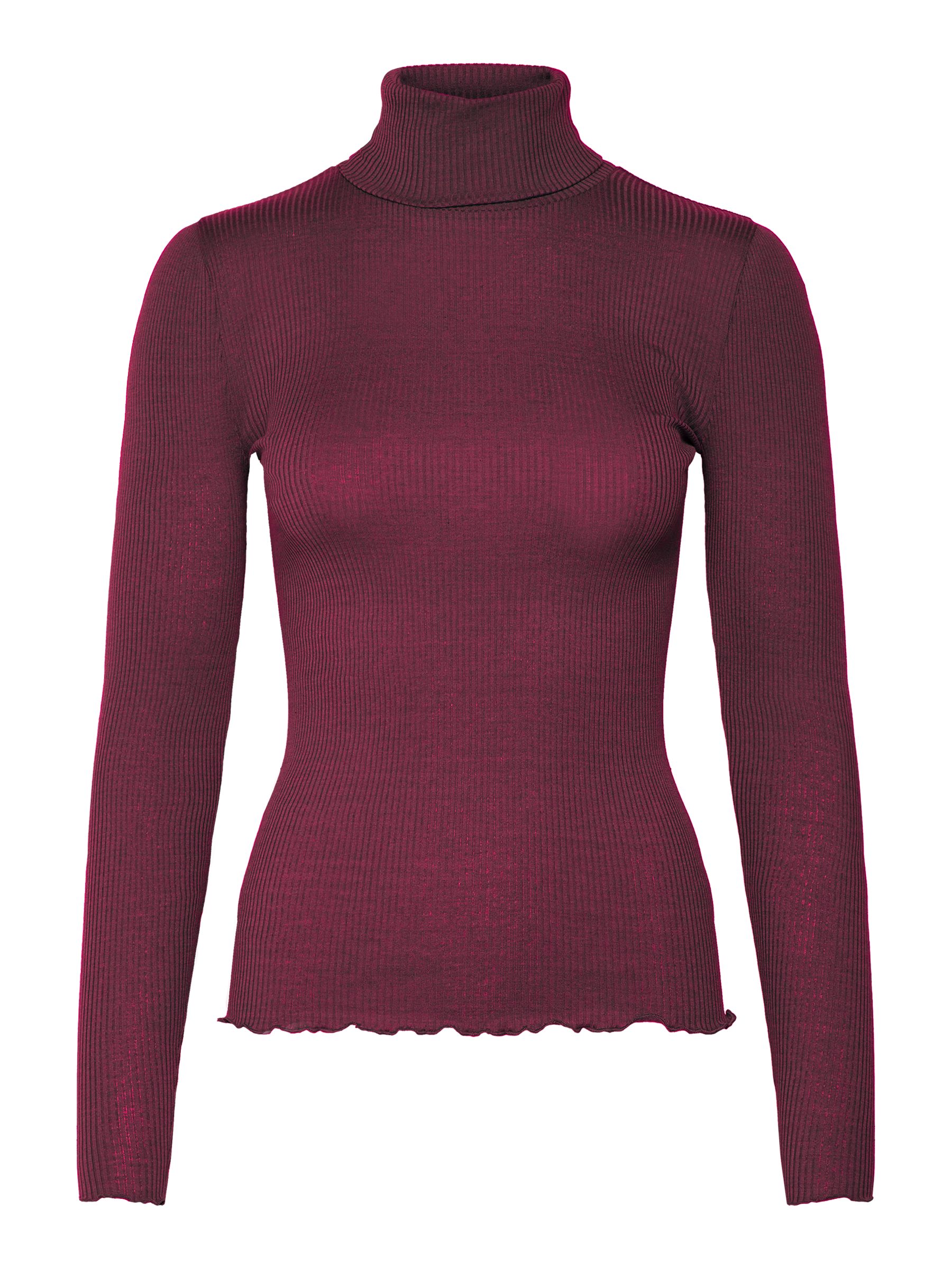 Rollkragenshirt Beatha silk shirt mit Seide
