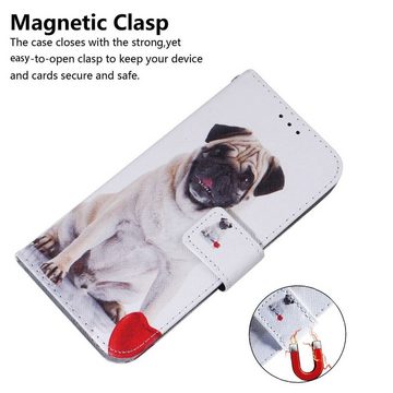 Wigento Handyhülle Für Wiko Y82 Kunstleder Handy Tasche Book Motiv 1 Schutz Hülle Case Cover Etui Neu