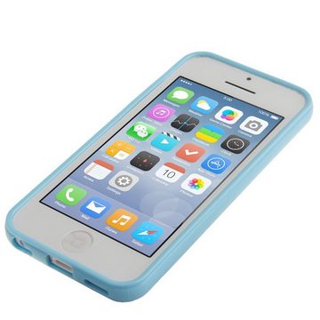 König Design Handyhülle Apple iPhone 5c, Apple iPhone 5c Handyhülle Backcover Blau