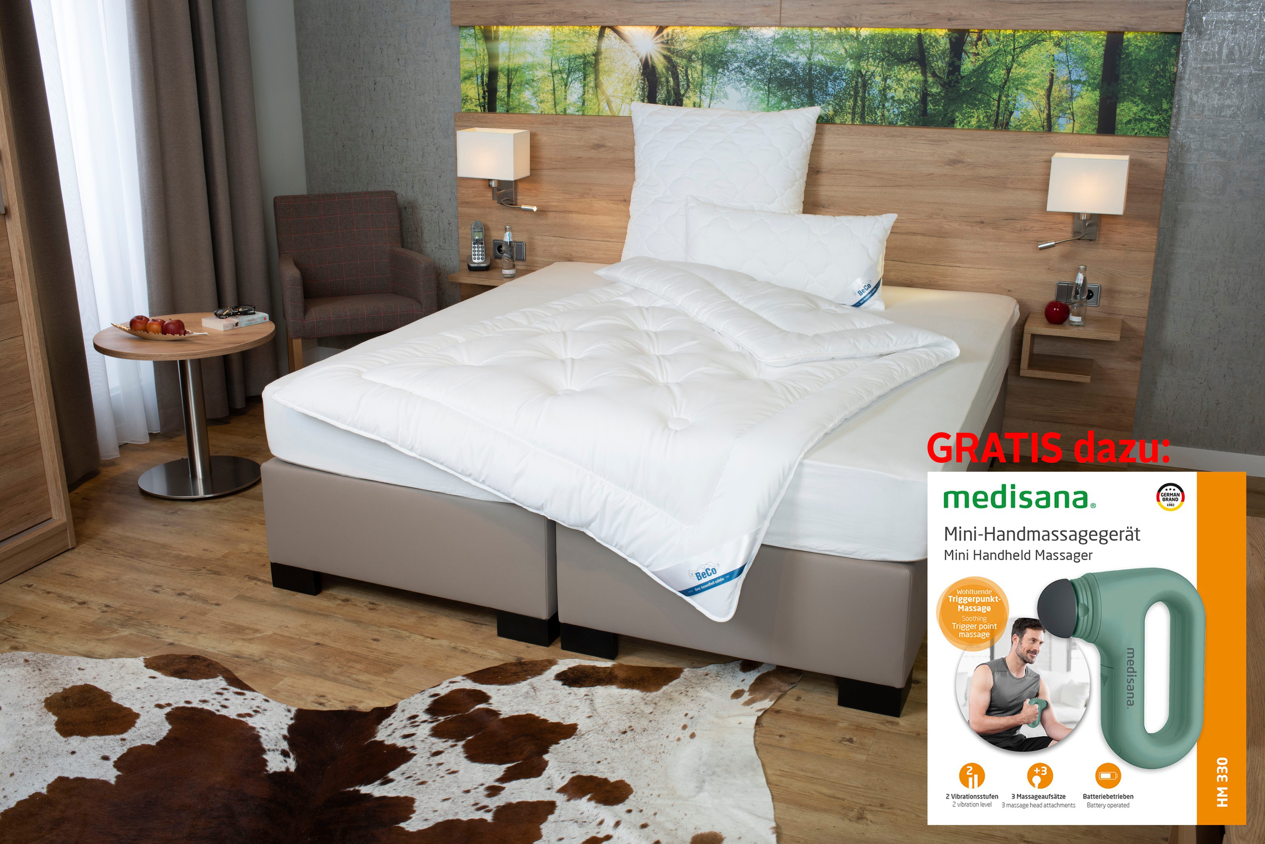 Beco Microfaserbettdecke + Microfaserkissen Royal Soft günstig online kaufen
