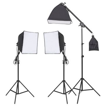 vidaXL Fotohintergrund Fotostudio Set mit Beleuchtung und Hintergrund