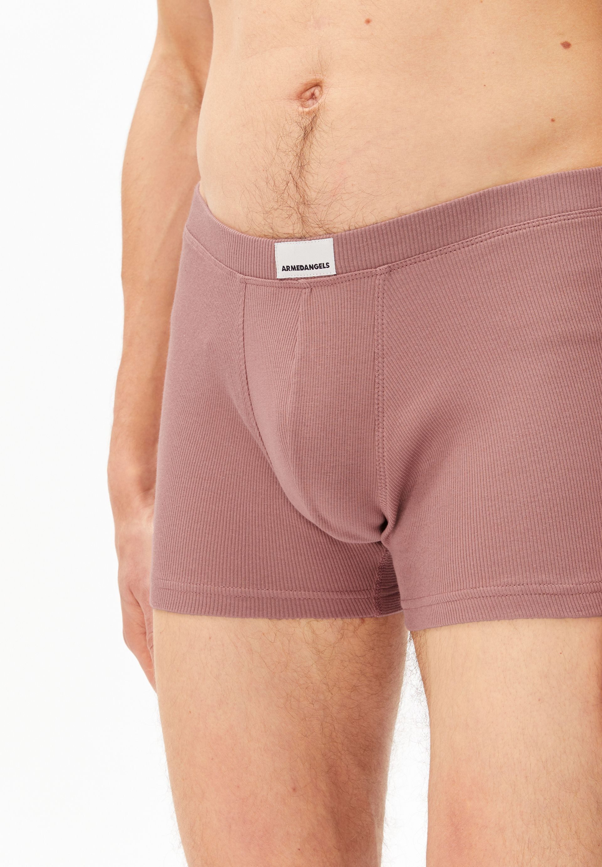 Armedangels Boxer RICAARD RIB Ripp-Boxer aus Bio-Baumwoll Mix (1-St) Fitted