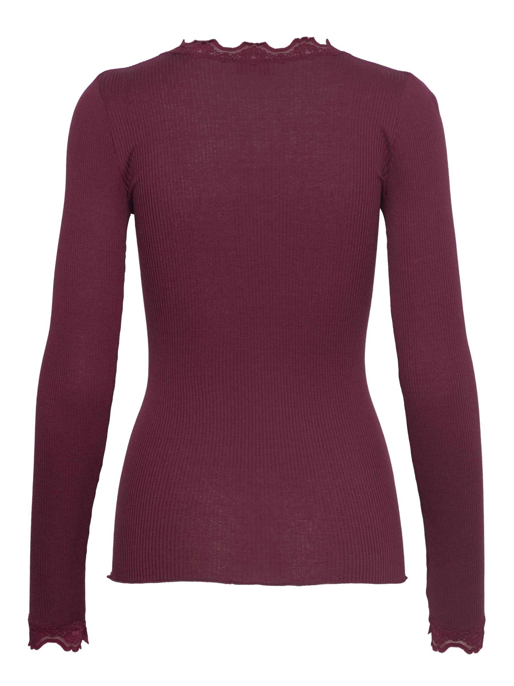 rosemunde Longsleeve Babette silk shirt Langarm, günstig online kaufen