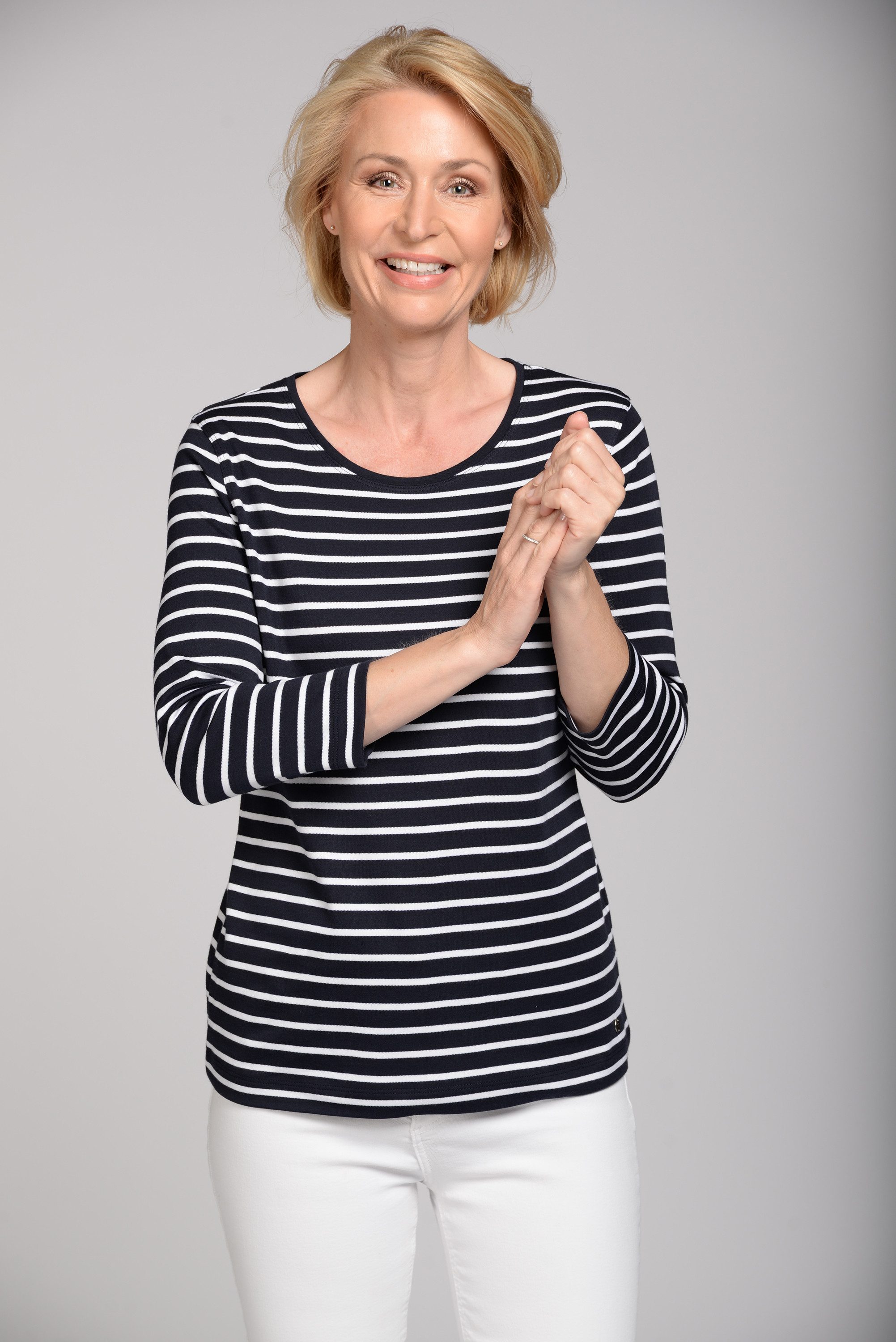Clarina Rundhalsshirt Pima Cotton Interlock