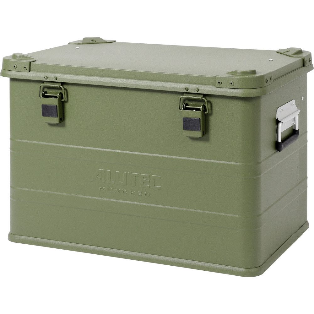 ALUTEC München Kiste Alutec INDUSTRY 13073Green Transportkiste Aluminium (L x B x H) 580 x