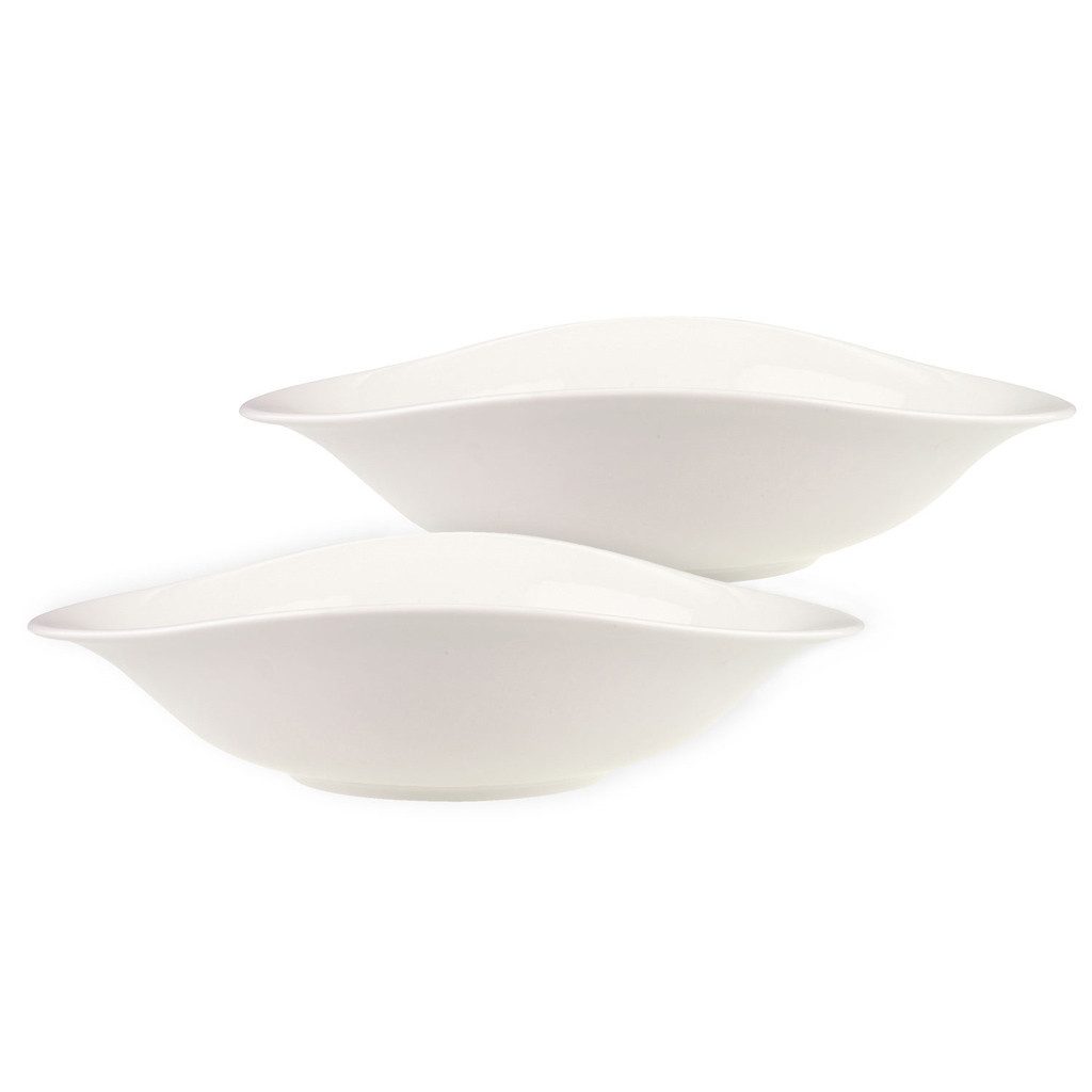 Villeroy & Boch Pastateller Vapiano Pastateller 2er-Set, (2 St), Premium Porcelain, mikrow.- & spülm.sicher, Made in Germany