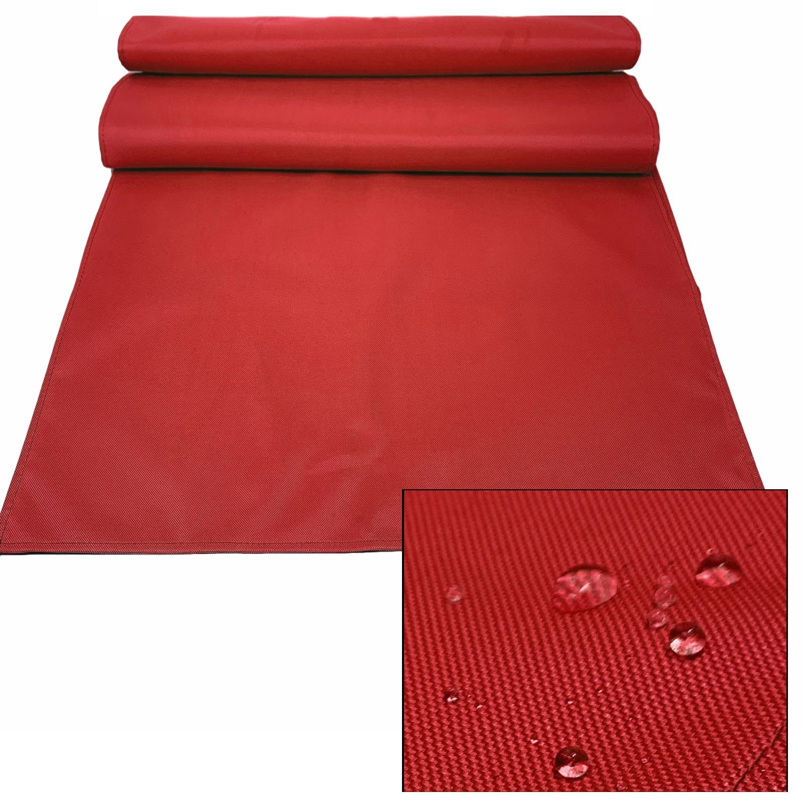 Rot und Pack Tischläufer 2er wasserabweisende Outdoor Platzdecken Tischset JEMIDI