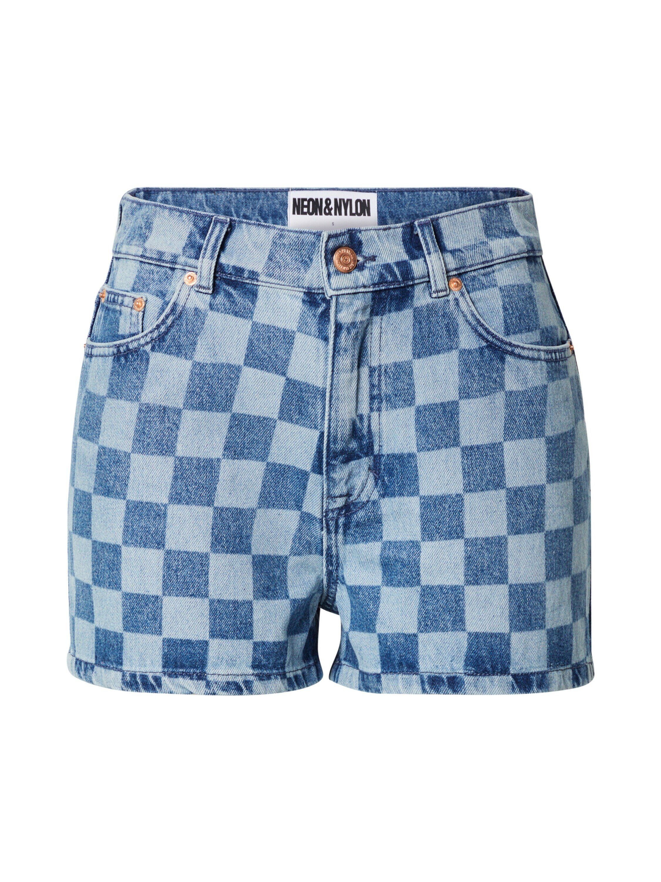 Neon & Nylon Джинсыshorts FREJA (1-tlg) Plain/ohne Details