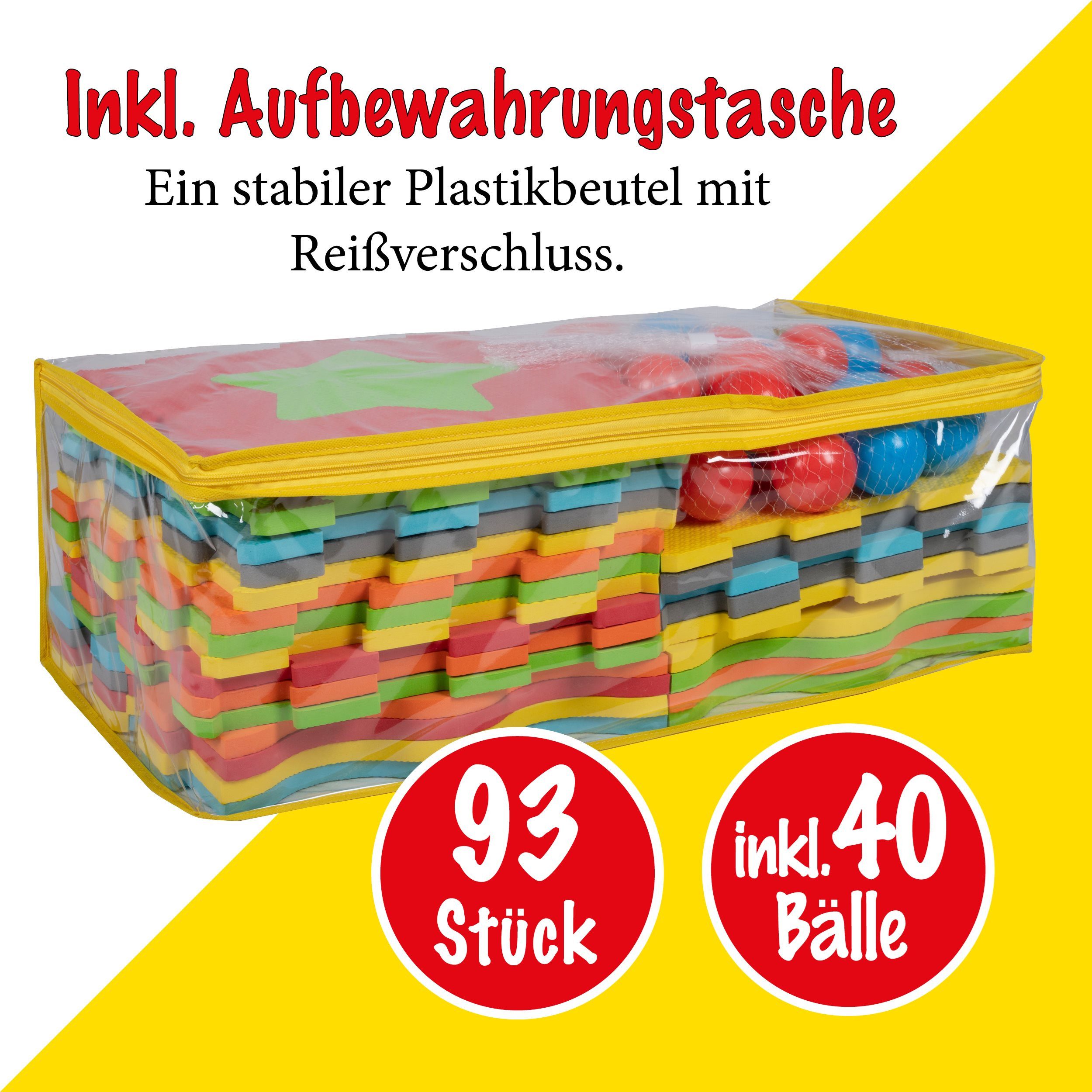 Let's Play Bällebad Let's Play Spielset 3-in-1