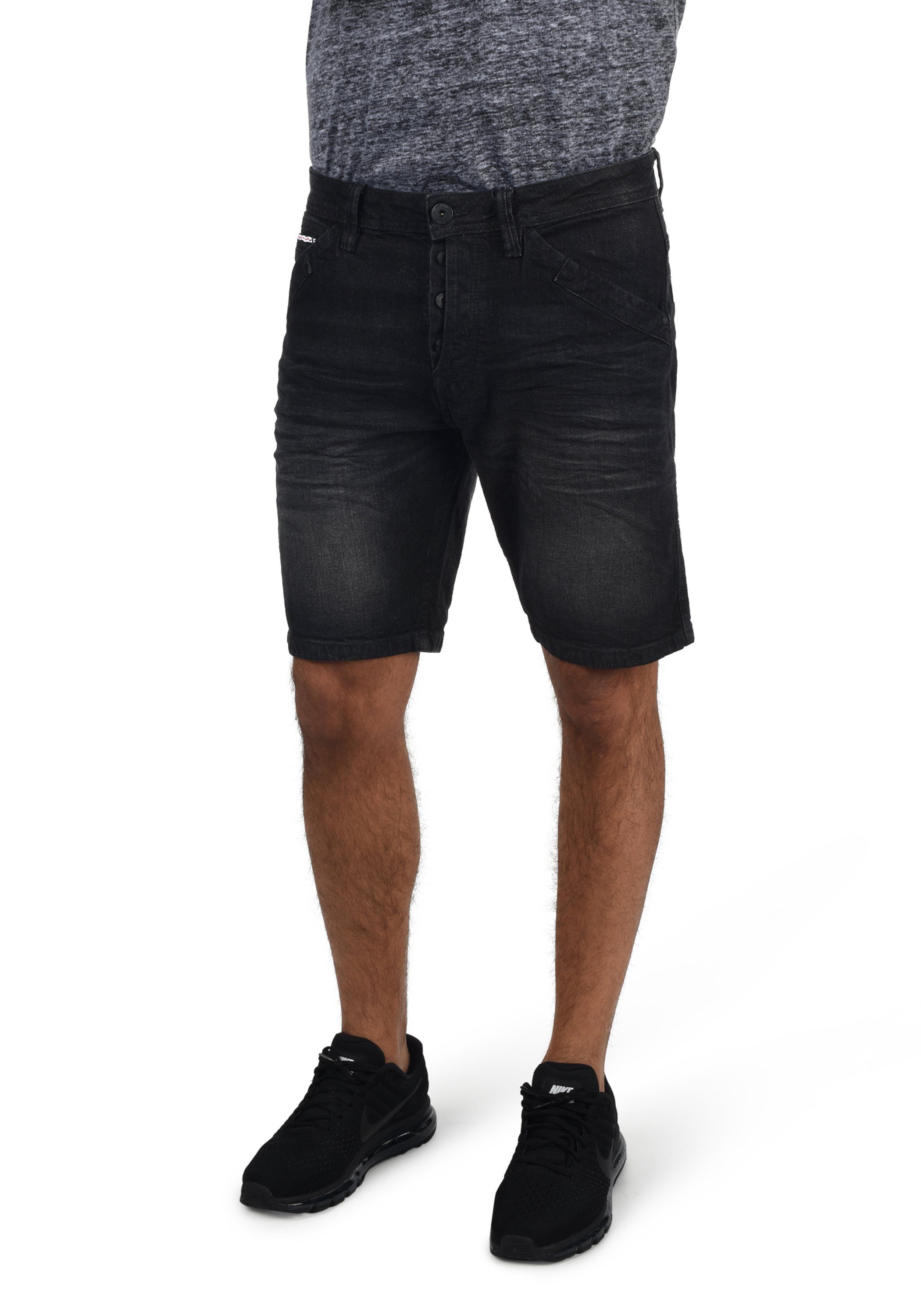 - Shorts (999) Black IDAlessio 70191MM Indicode - Jeansshorts