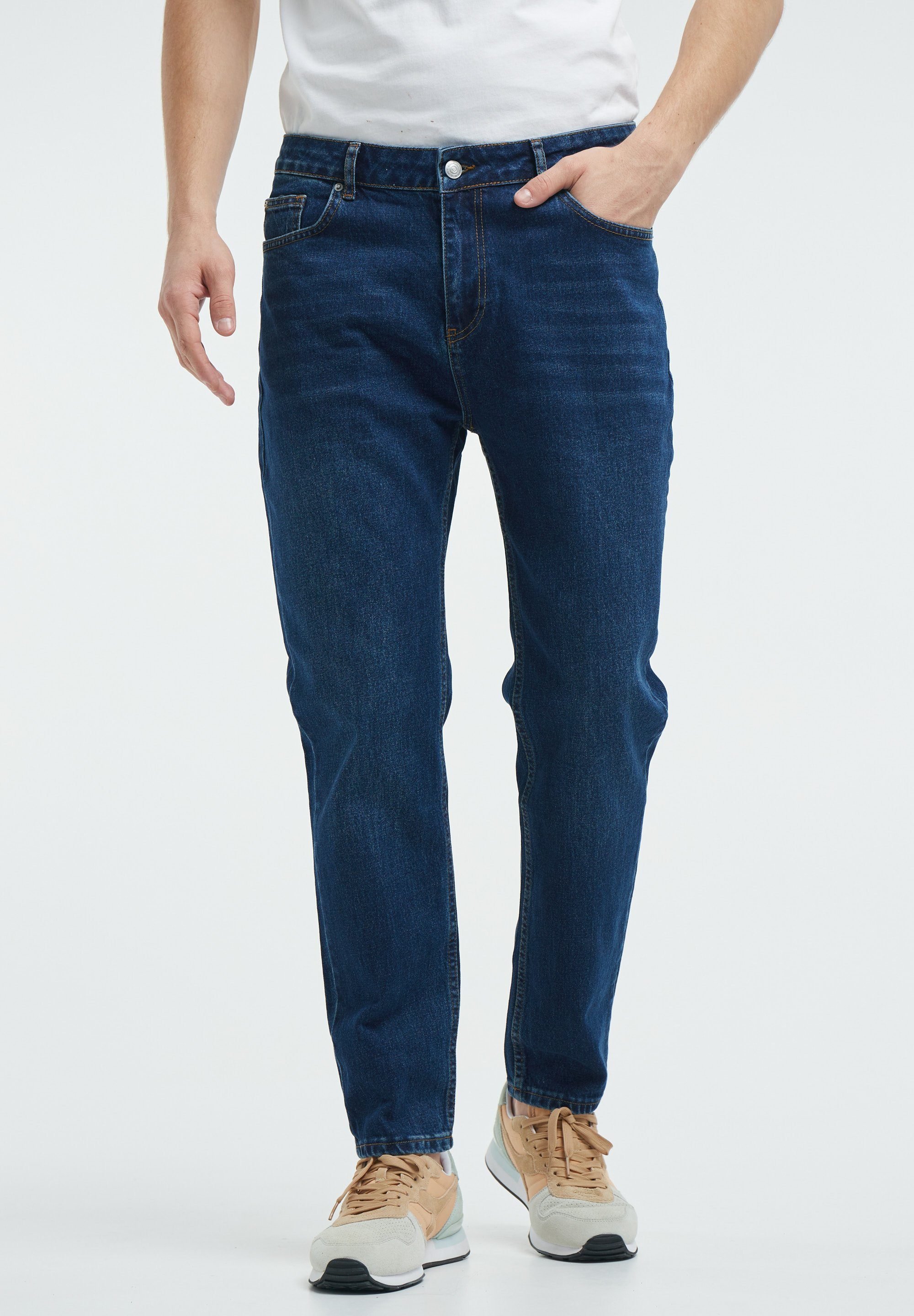 wem 7/8-Jeans Gustav Cropped Fit Bundhöhe: Knöchel dem Mittlere Knapp über –