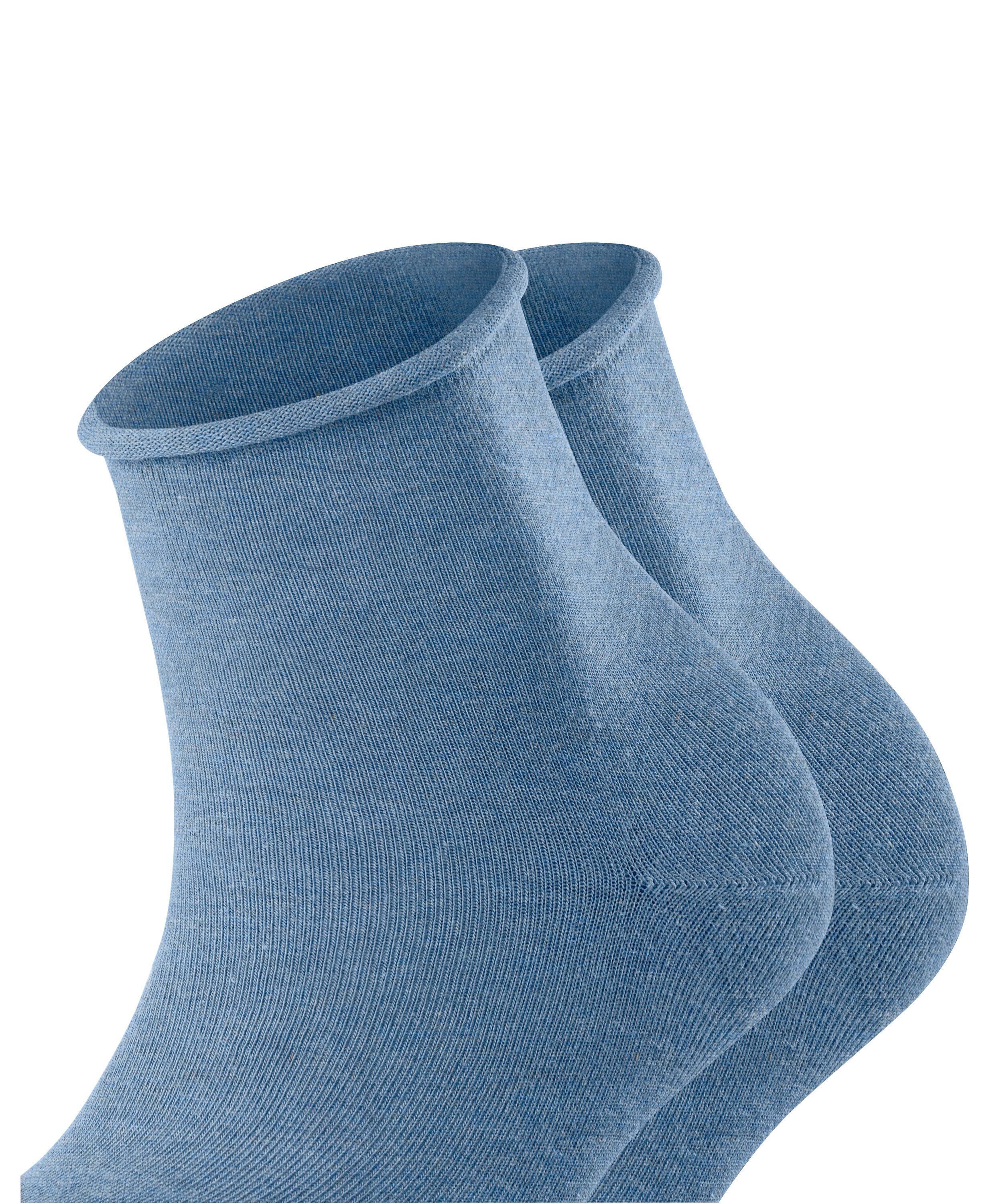 Esprit Kurzsocken Basic Pure (2 Paar) unifarbenes Basic-Design, Rollbündchen