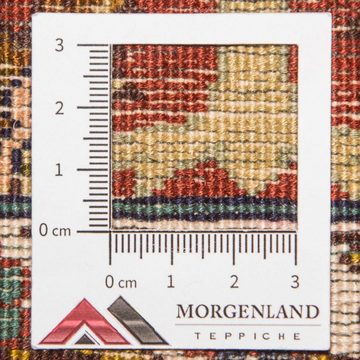 Teppich Kaschmir Seide Teppich handgeknüpft mehrfarbig, morgenland, rechteckig, Höhe: 5 mm