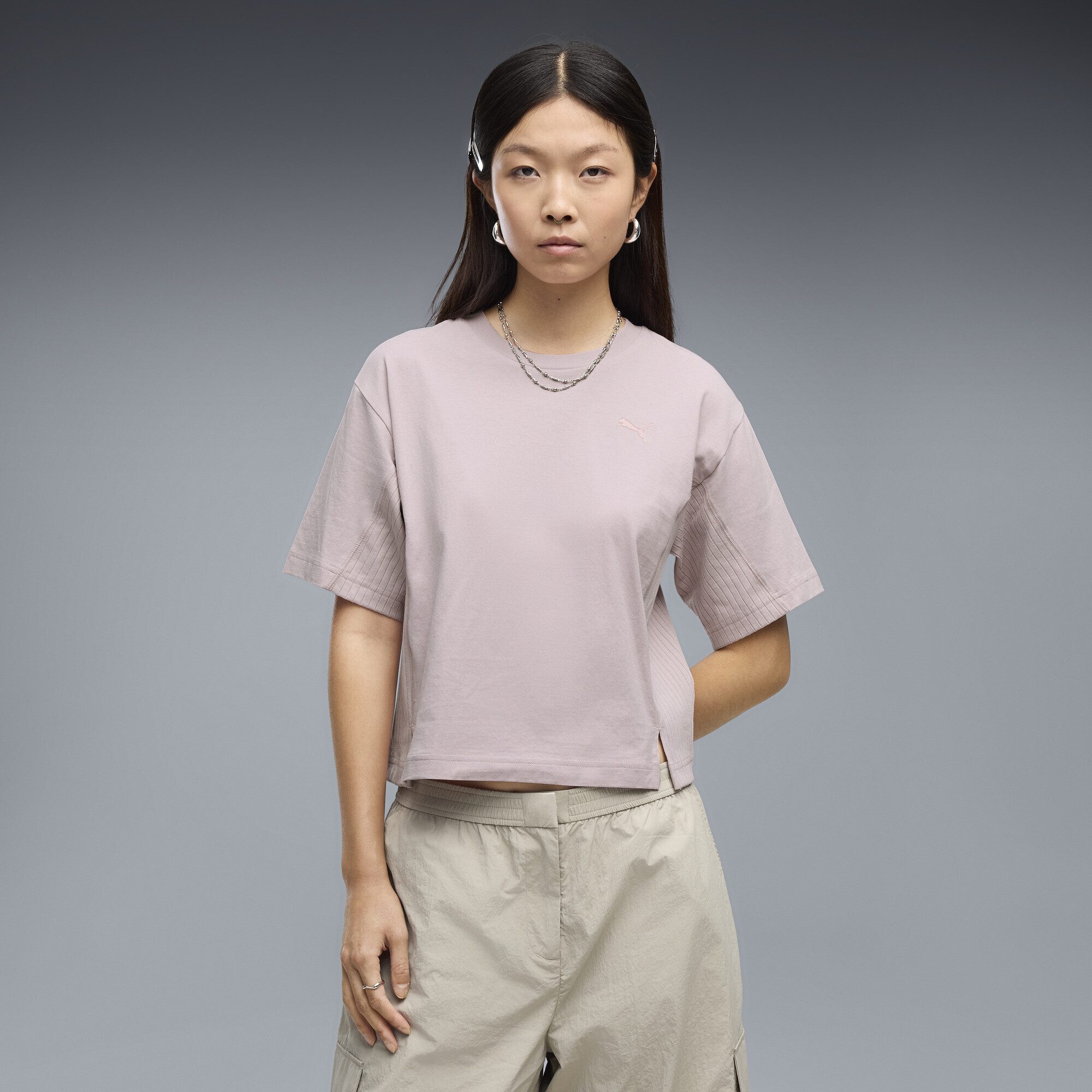 PUMA T-Shirt HER Relaxed T-Shirt Damen