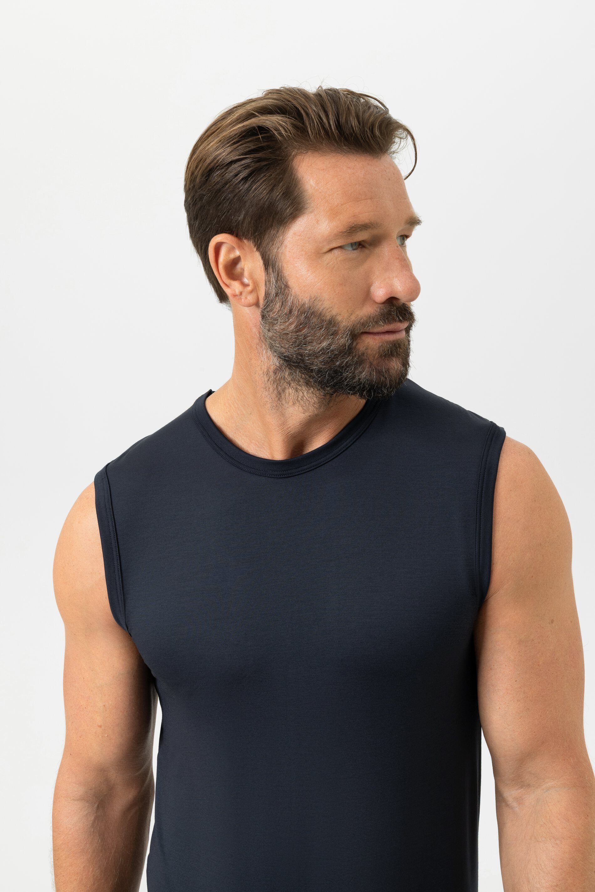 Mey Unterziehshirt Mey Muscle Shirt Serie Iconic Modal Uni (1-St) Modernes zeitloses Unterhemd, Modal und Coolmax®-Technologie