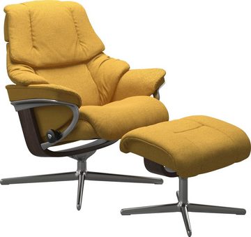 Stressless® Relaxsessel Reno, mit Cross Base, Größe S, M & L, Holzakzent Wenge