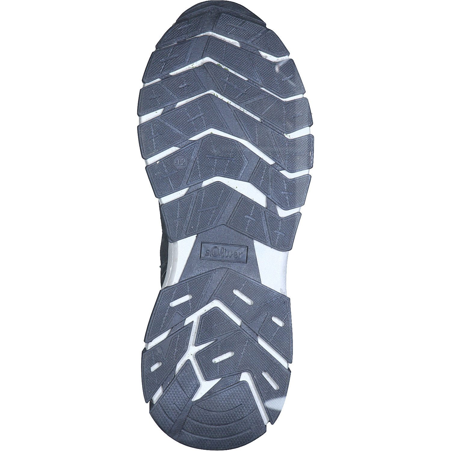 s.Oliver Winter Stiefelette 5-15201-29-805 aus Leder mit Softfoam navyblau Sneaker