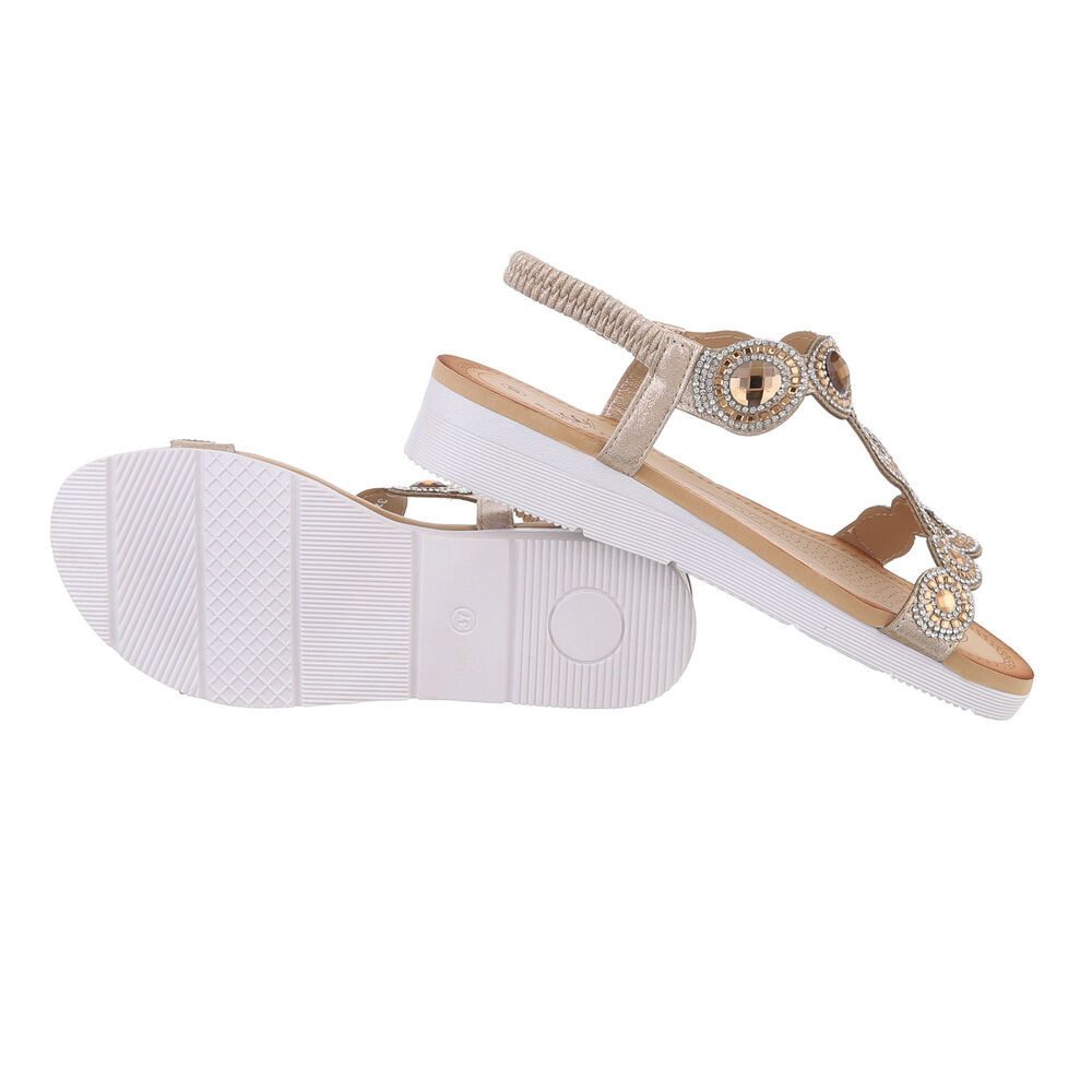 Ital-Design Damen Freizeit Riemchensandalette (86016830) Keilabsatz/Wedge günstig online kaufen
