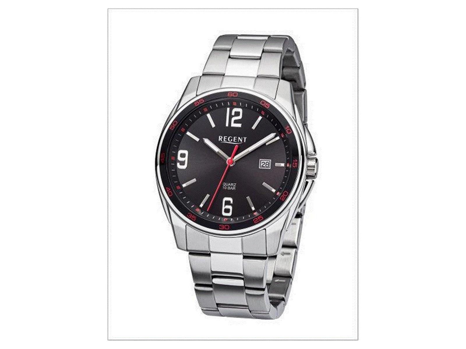 Regent Uhrenring Regent Herrenuhr 10 Bar Wasserdicht Ø 42 mm BA-648