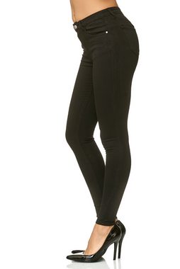 Elara High-waist-Jeans Elara Damen High Waist Hose Skinny Fit Jeans (1-tlg)