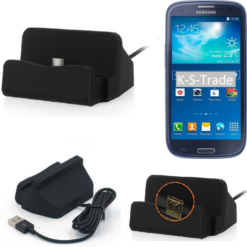 K-S-Trade Smartphone-Dockingstation, Dockingstation kompatibel mit Samsung  Galaxy S3 Neo Docking Station Micro USB Tisch Lade Dock Ladegerät Charger  inkl. Kabel zum Laden und Synchronisieren, schwarz online kaufen | OTTO