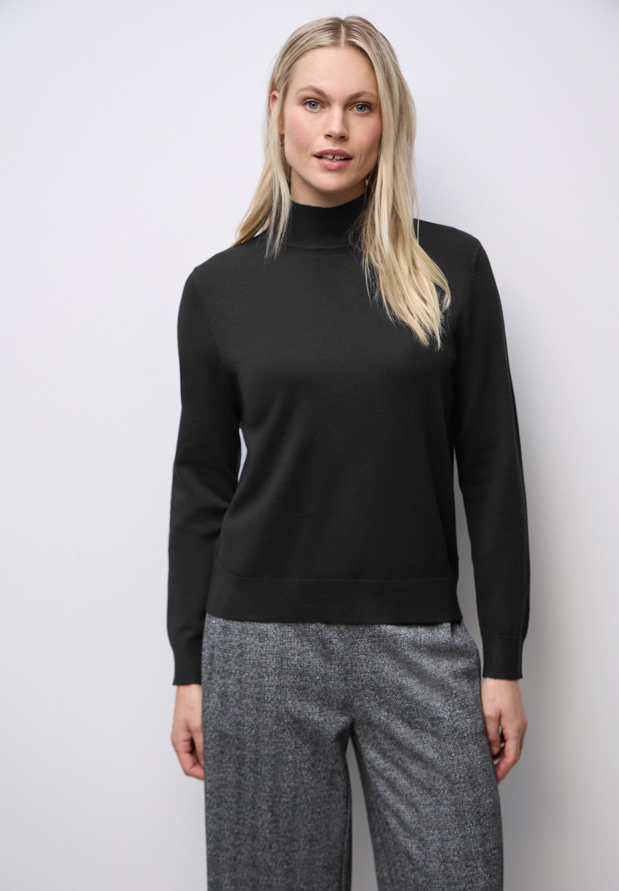 STREET ONE Rollkragenpullover Feinstrick günstig online kaufen