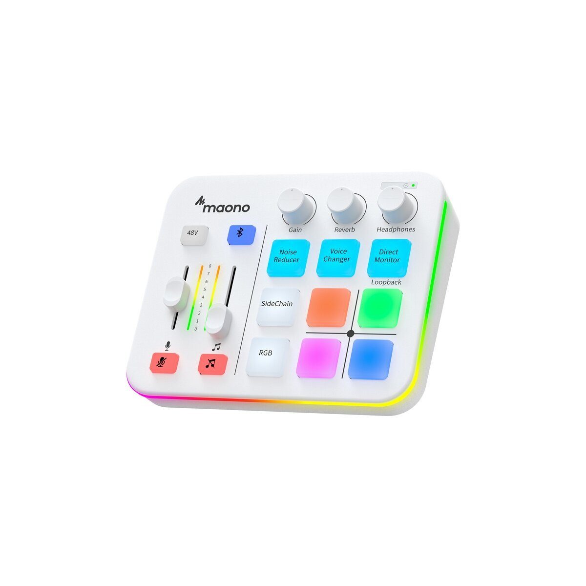 Maono Maono G1 Neo Soundkarte Weiß USB Audio Interface Soundkarte