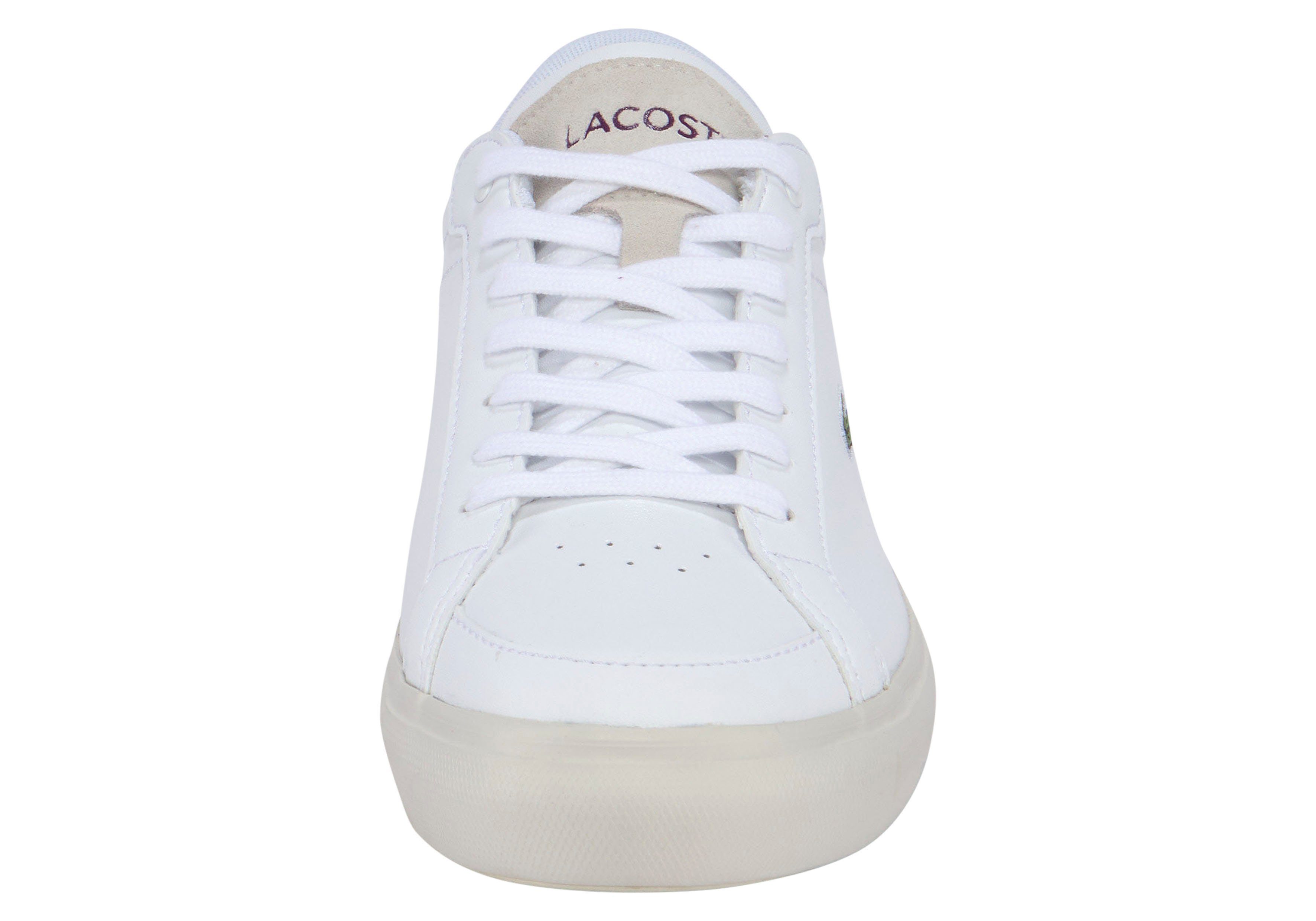 white/pur POWERCOURT 123 Sneaker Lacoste 1 SFA