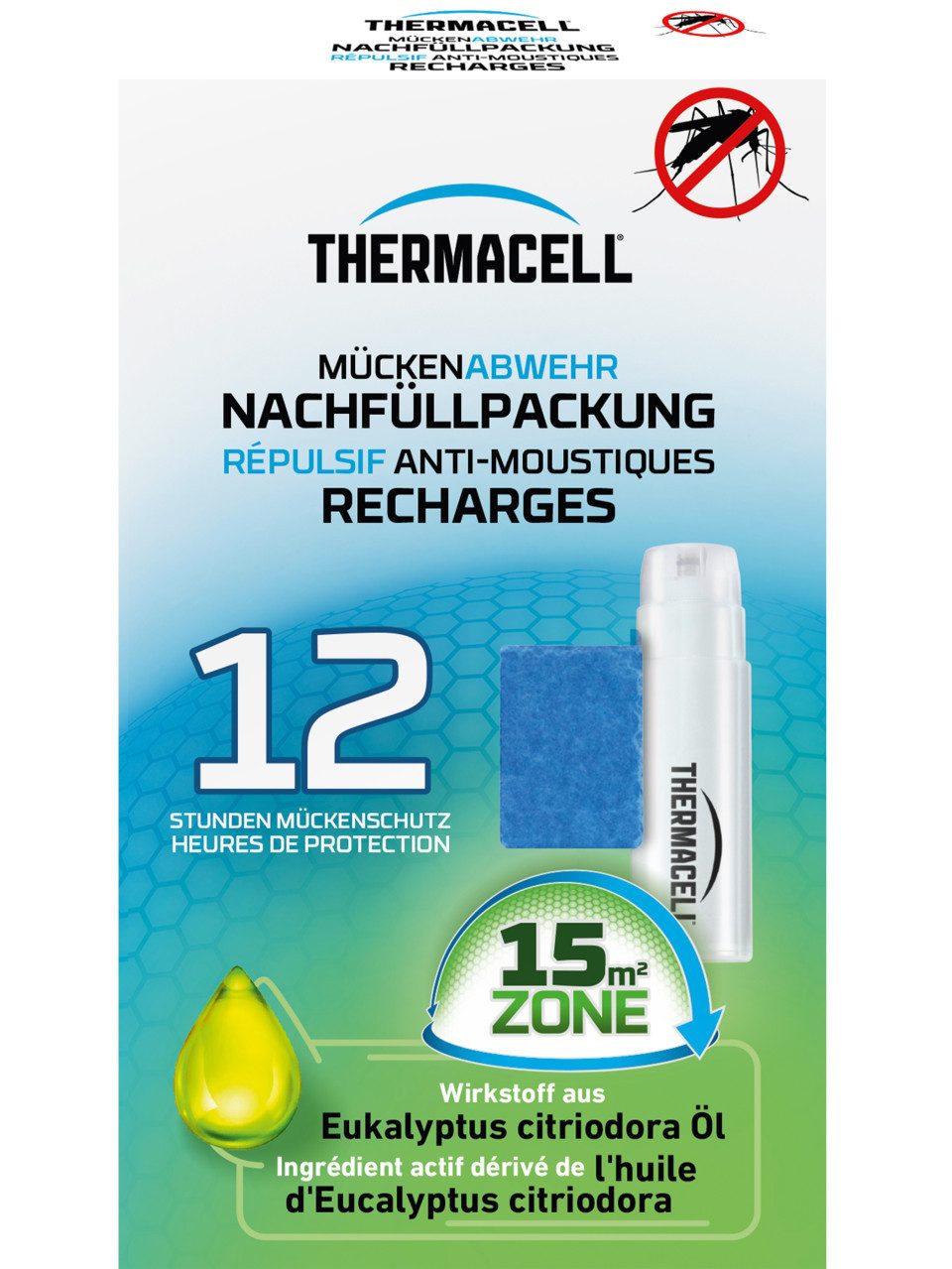 ThermaCell Insektenfalle Thermacell Mückenabwehr Nachfüllpackung 12 Stunden