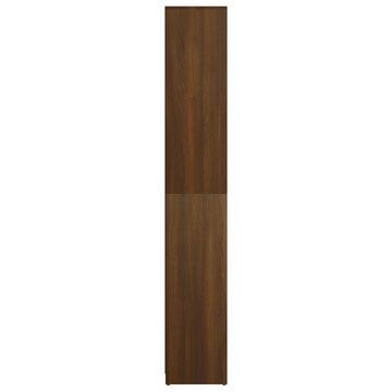 vidaXL Badezimmer-Set Badezimmerschrank Braun Eiche 30x30x183,5 cm Holzwerkstoff