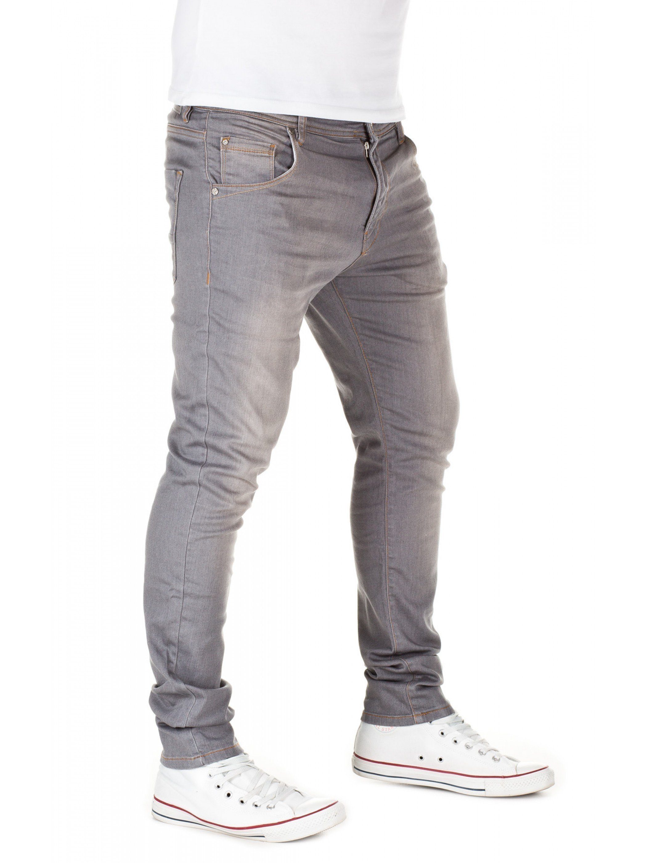 (grey 5-Pocket-Style Yazubi Slim-fit-Jeans Steve grau Stretch used 10060) Jeans