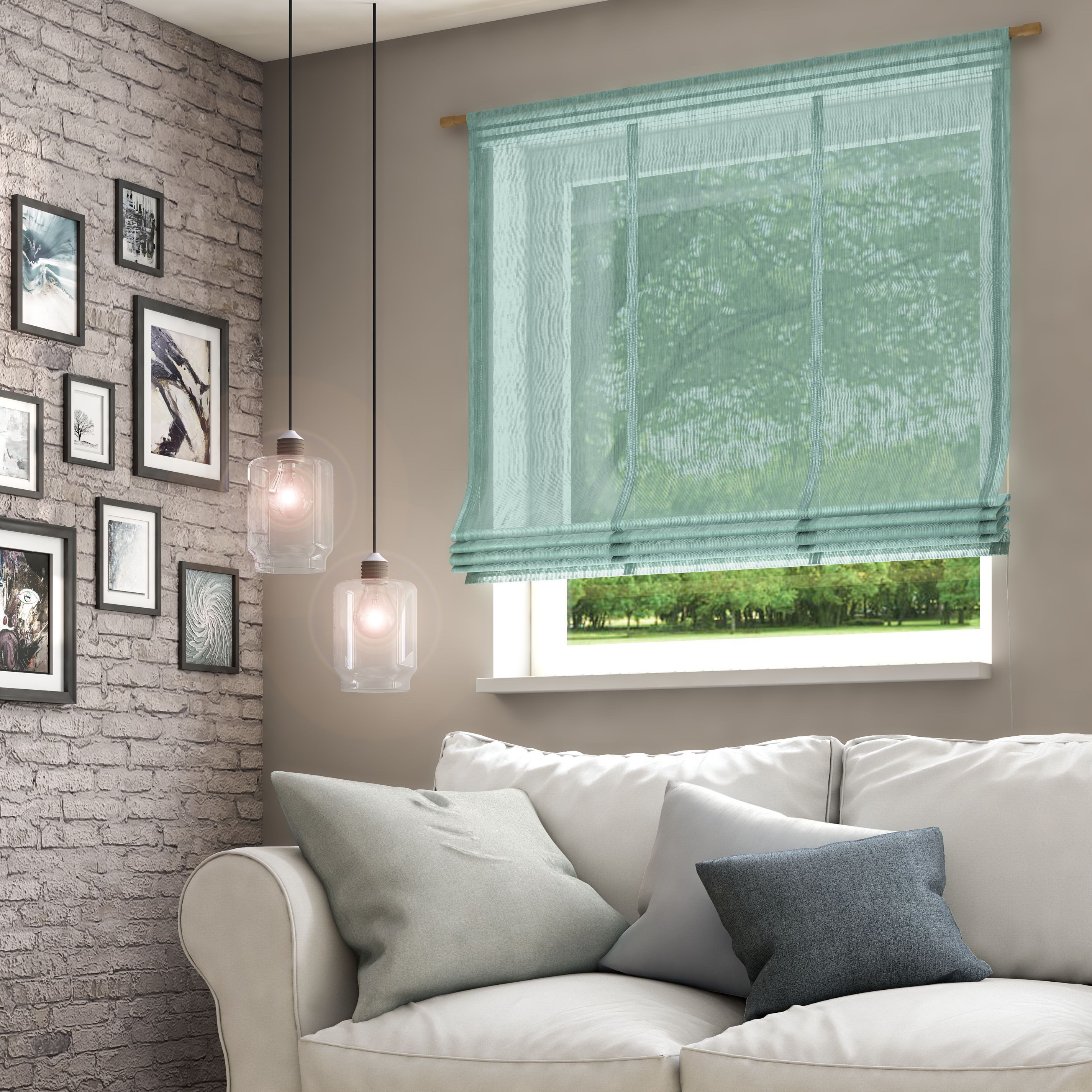 Neutex for you! Raffrollo Libre-ECO, mit Stangendurchzug, freihängend günstig online kaufen