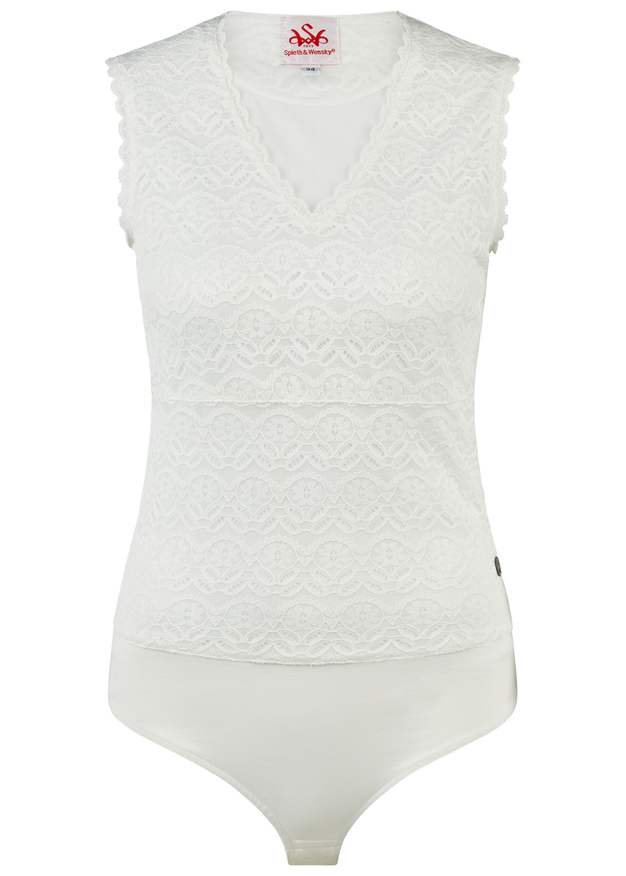 Spieth & Wensky Trachtenbluse Harriet Body mit Lochstickerei