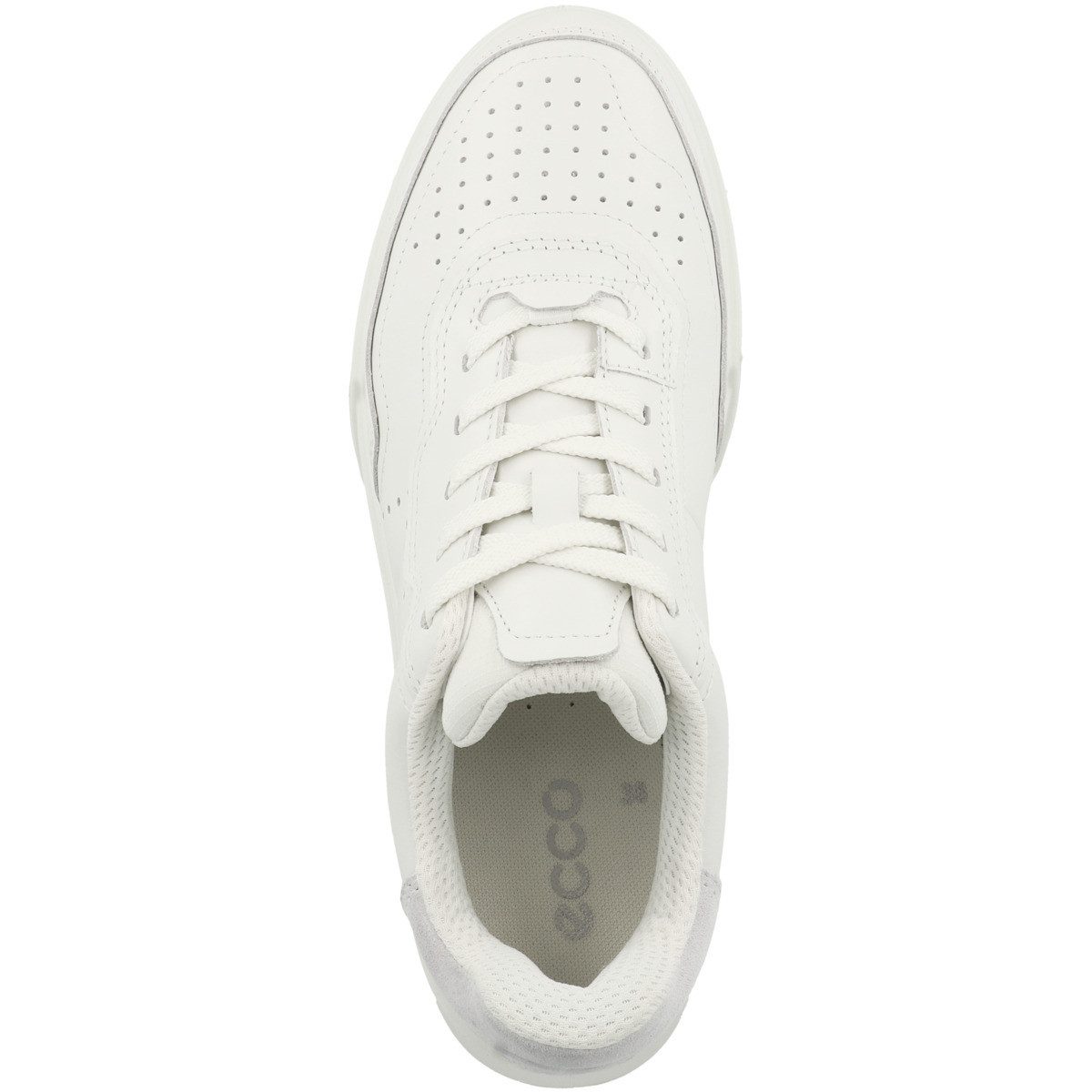 Ecco Street Court Damen Sneaker Turnschuhe, Sportschuhe, Freizeitschuhe, Halbschuhe, Schnürschuhe