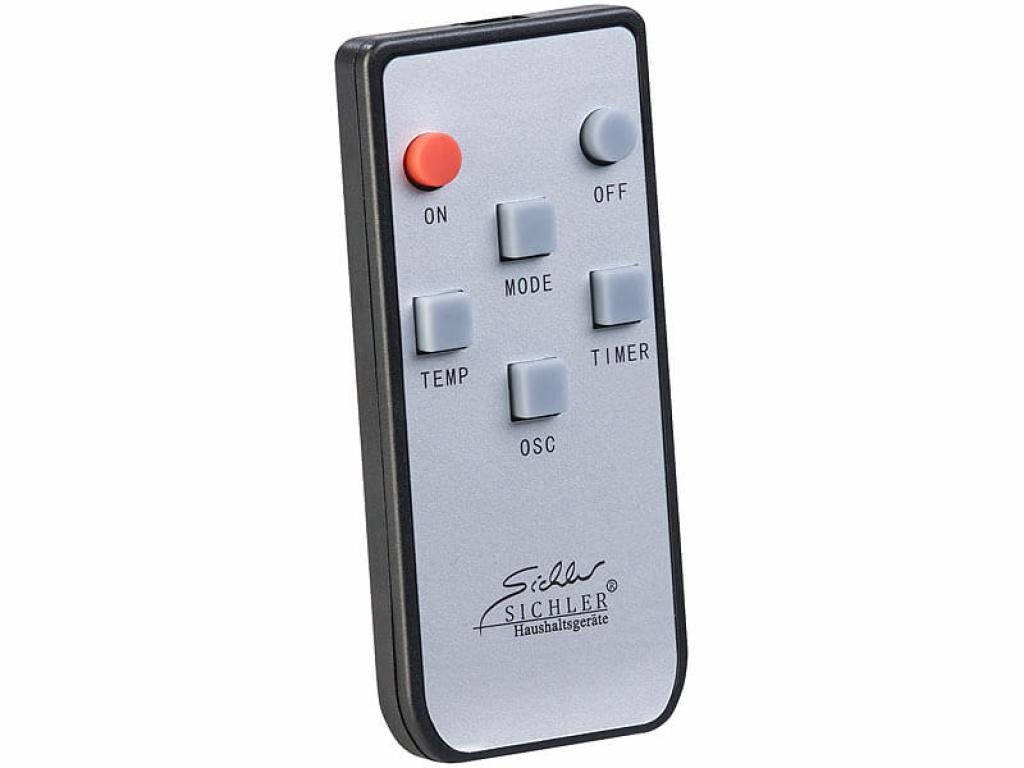 Sichler Keramikheizlüfter LV-750, 2000 W, Thermostat & Fernbedienung