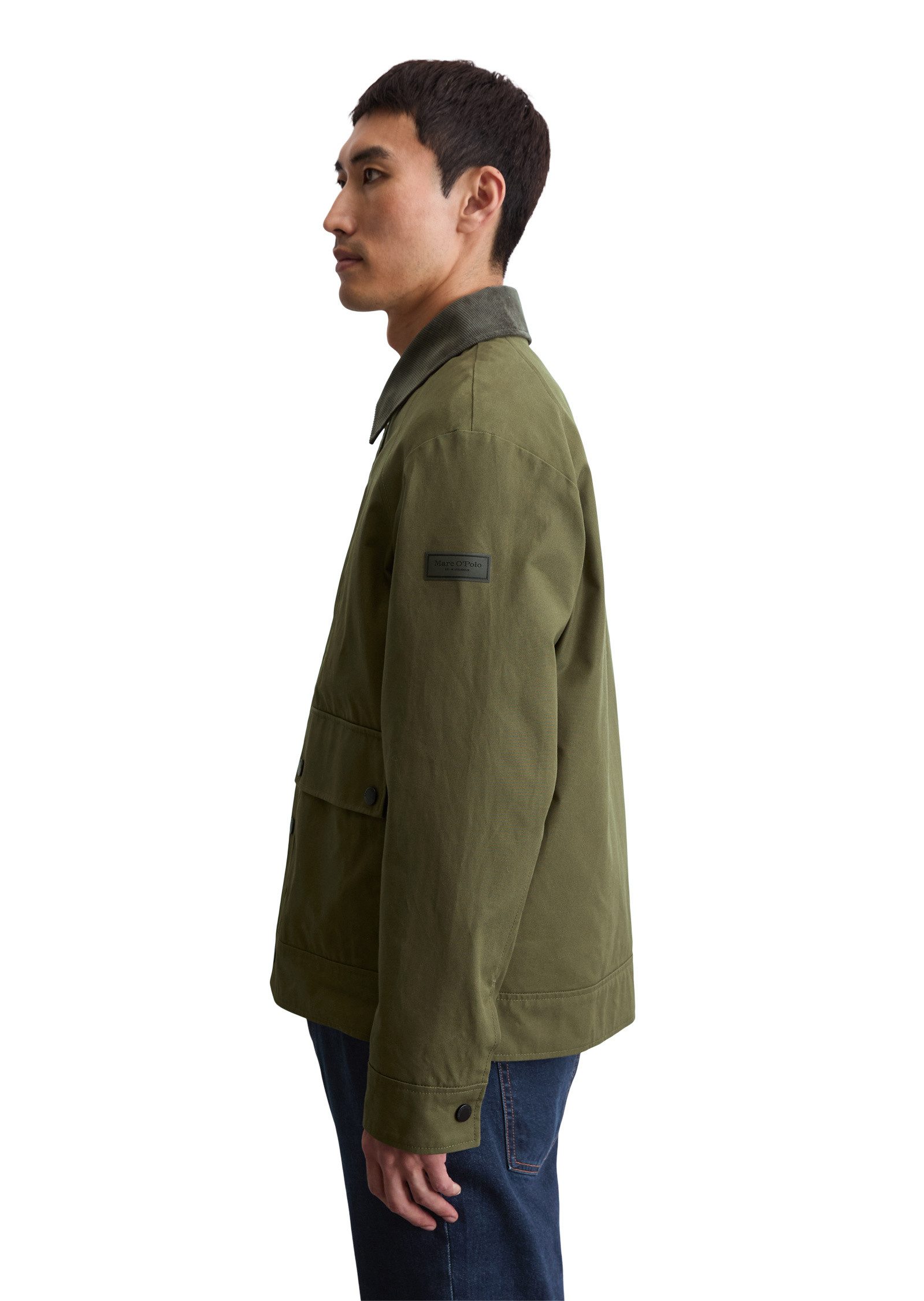 Marc O'Polo Outdoorjacke aus wasserabweisendem Dry Wax Cotton günstig online kaufen