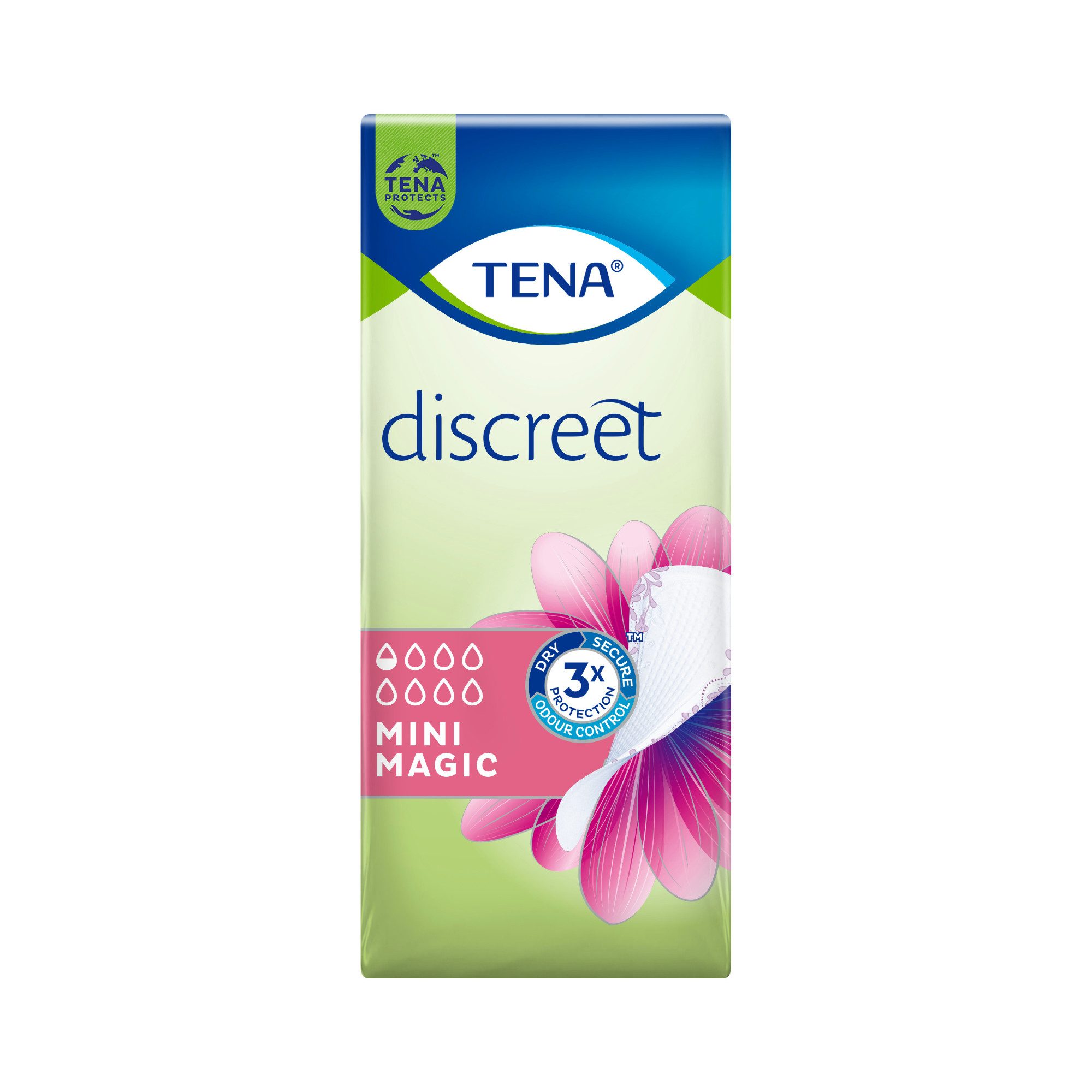 TENA Inkontinenz-Einlage TENA - Discreet - Mini Magic, leicht, 34-St.