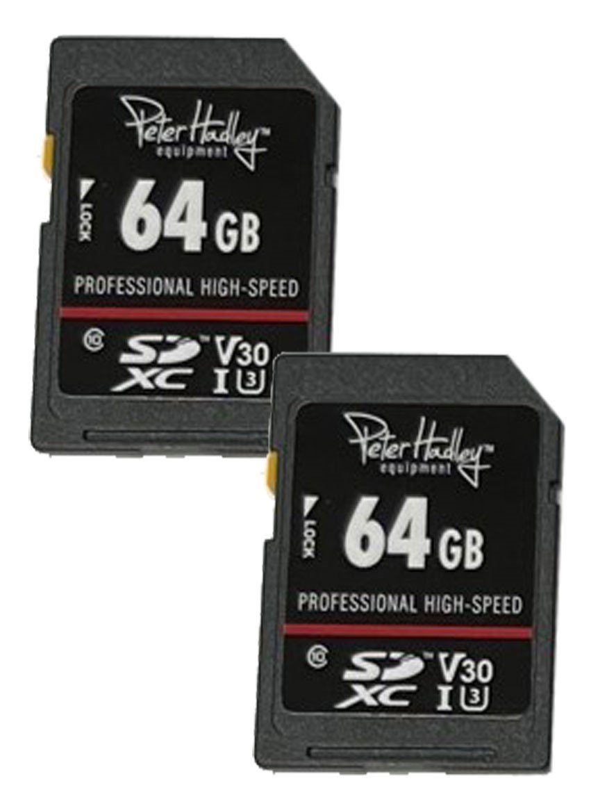 Photo Porst 2 x Speicherkarte SDXC 64 GB Class Speicherkarte (64 GB GB)