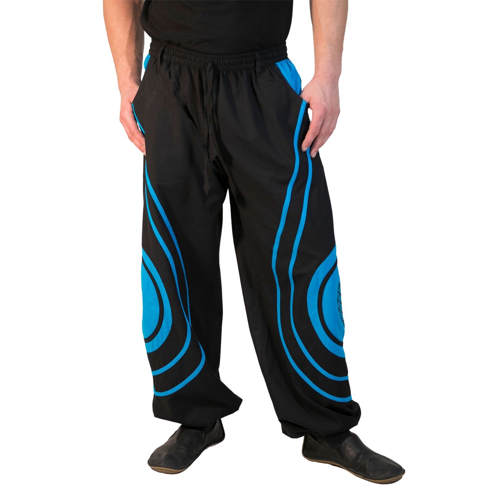KUNST UND MAGIE Haremshose Hose Blume günstig online kaufen