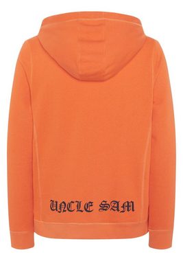 Uncle Sam Kapuzensweatshirt im Skull-Design