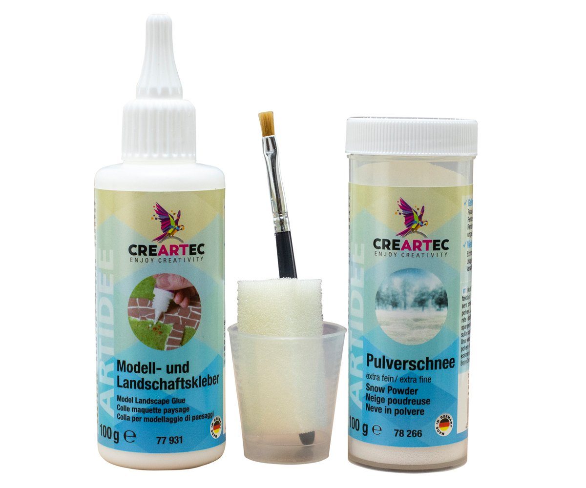 Krippe Schneepulver-Set