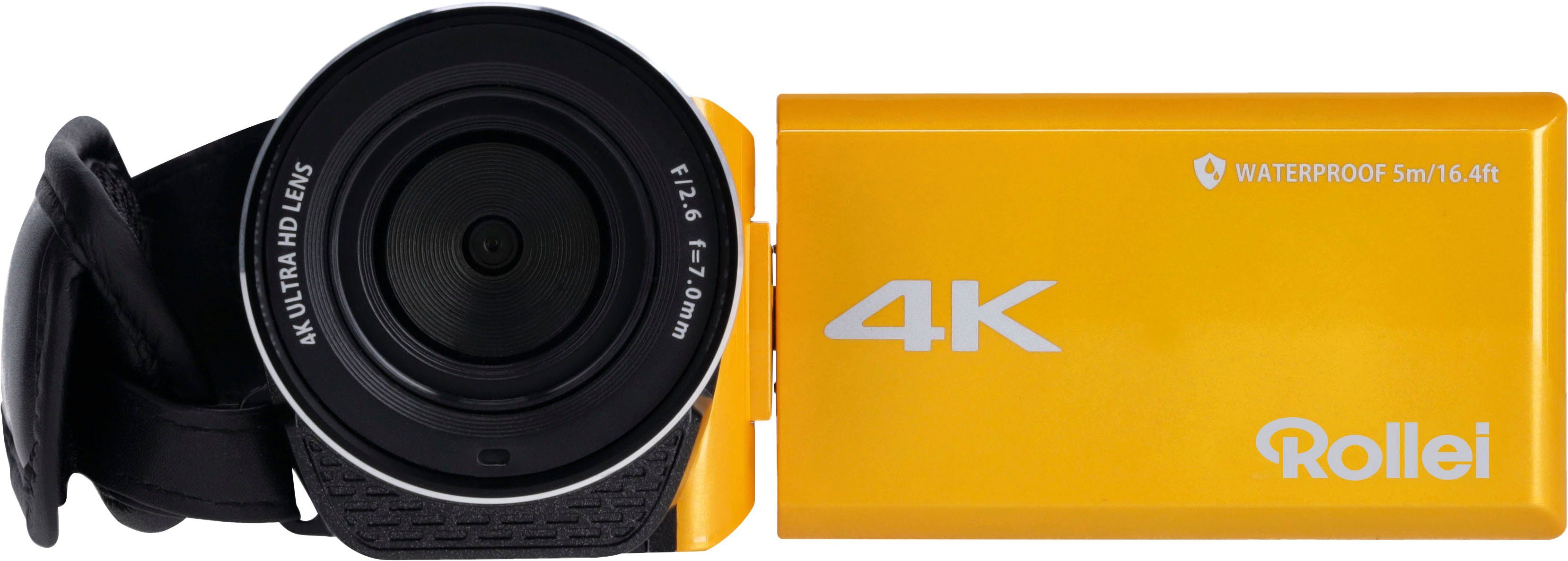 Waterproof Movieline Rollei Ultra 5m HD) (4K UHD Unterwasser-Camcorder