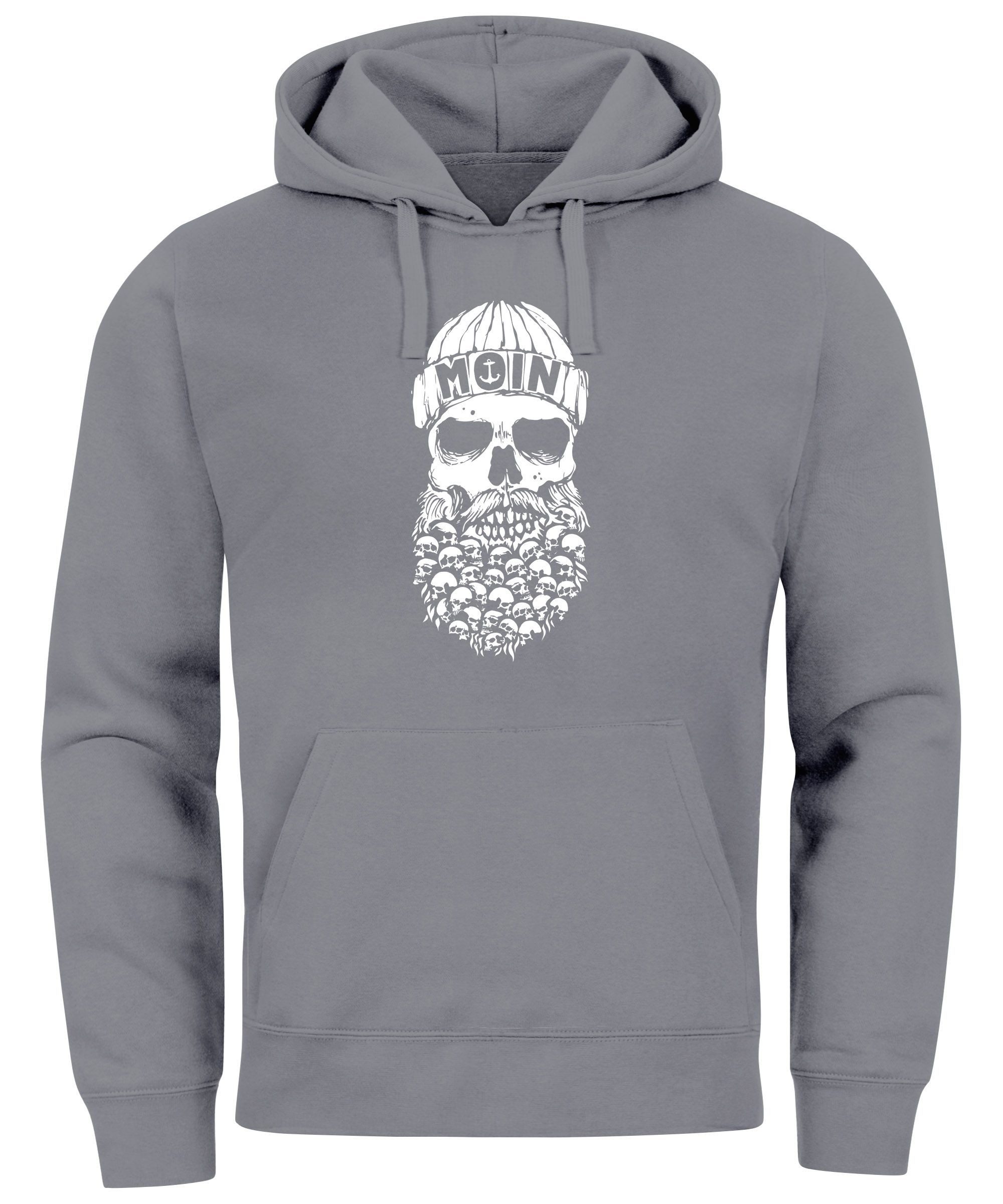Neverless Hoodie Hoodie Herren Totenkopf Nordisch günstig online kaufen