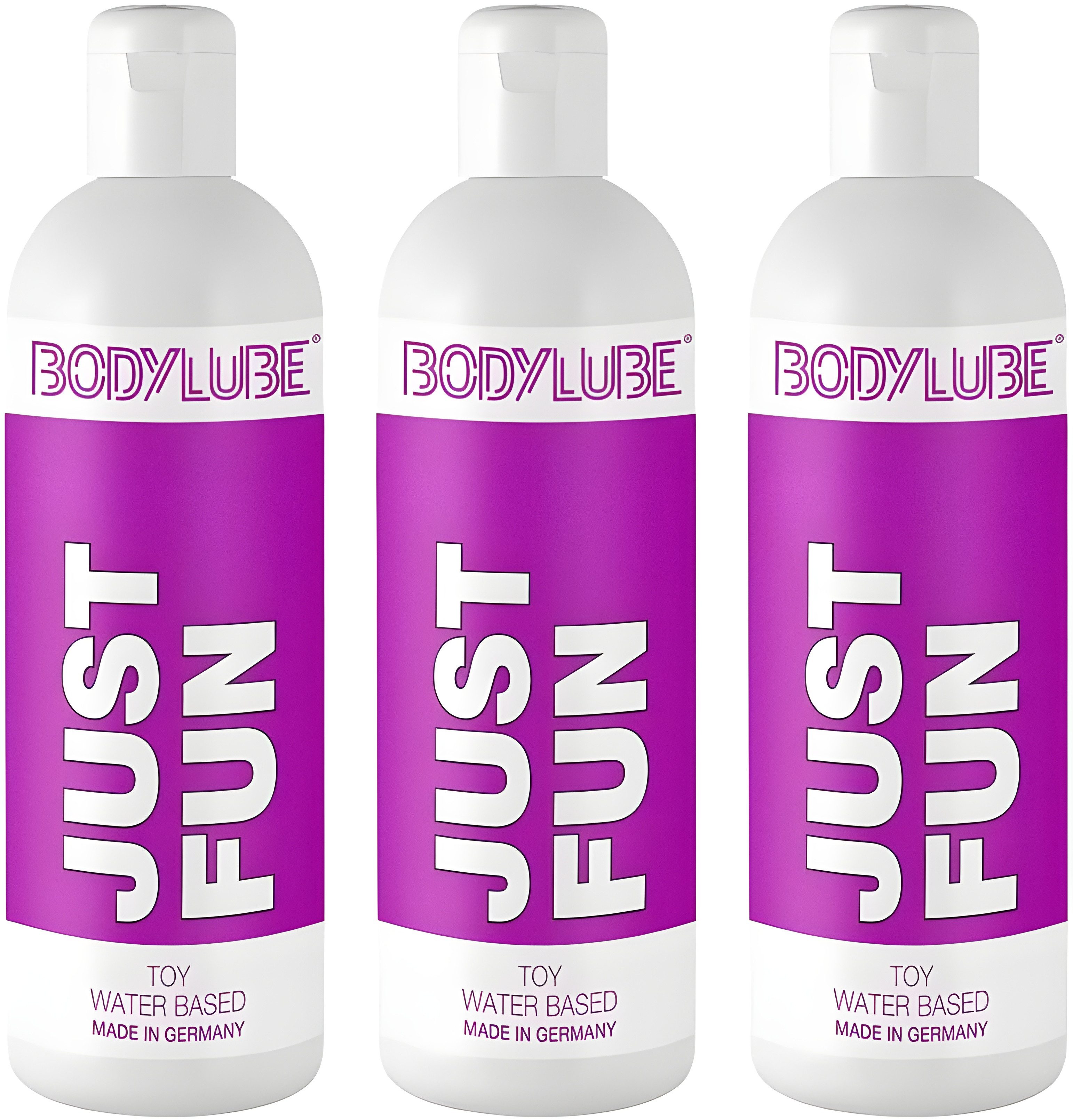 Megasol Cosmetic GmbH Gleitgel JUST FUN Gleitgel auf Wasserbasis speziell für Toys - 3 x 1000 ml