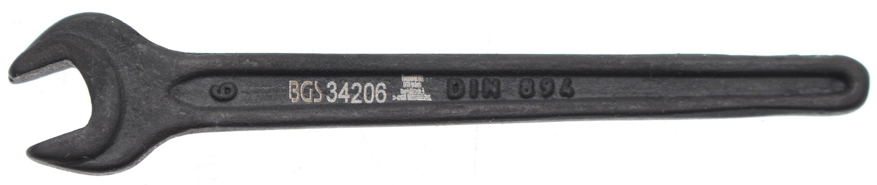 BGS technic Maulschlüssel Einmaulschlüssel, DIN 894, SW 6 mm