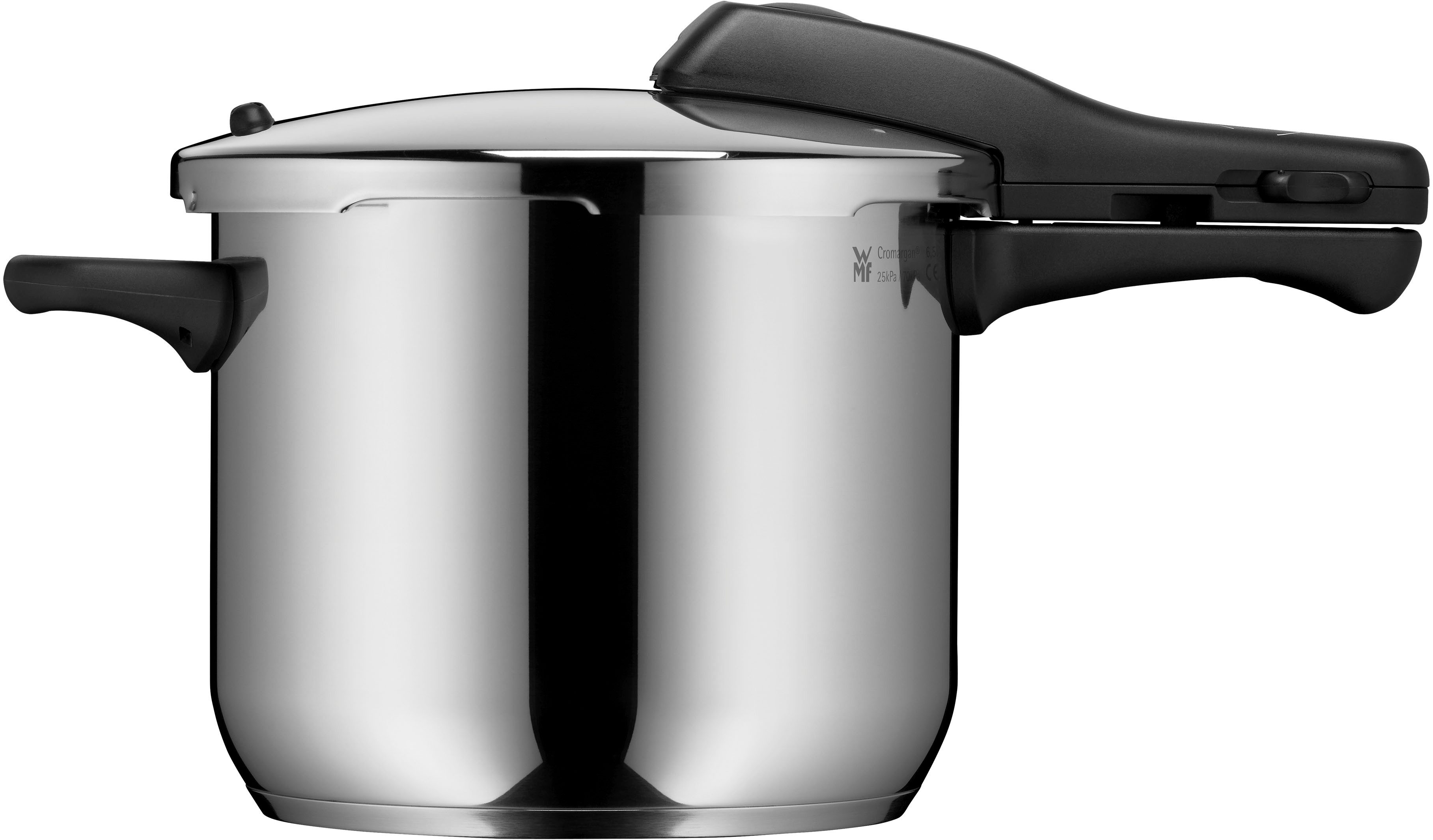 WMF Schnellkochtopf Perfect Dampfkochtopf, Cromargan® Edelstahl Rostfrei 18/10, Kochanzeige, Sicherheitssystem, einfache Reinigung