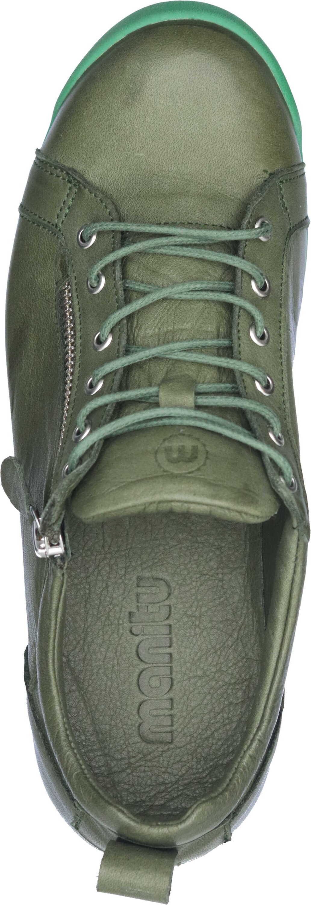 Manitu Schnürer Schnürschuh aus echtem Leder